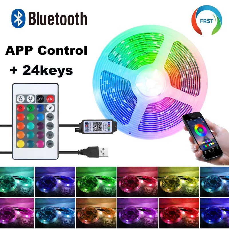 RGB Bluetooth LED Strip Light – 16 Million Colors, Your Rules