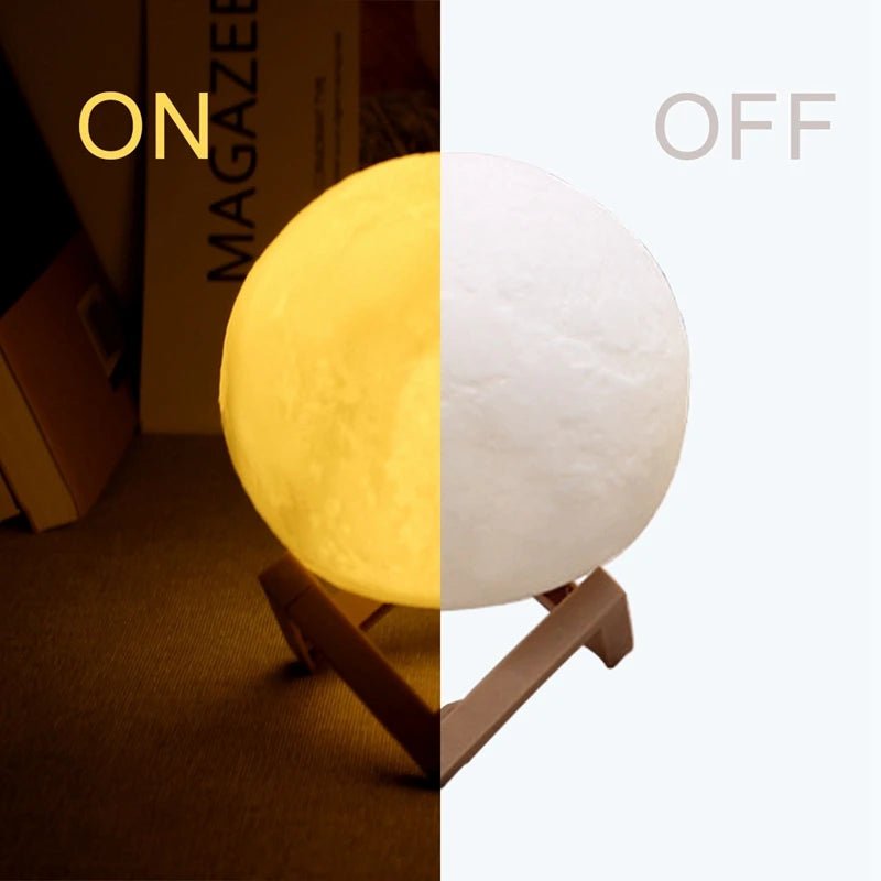 Moon Lamp — LED Night Light for Bedroom