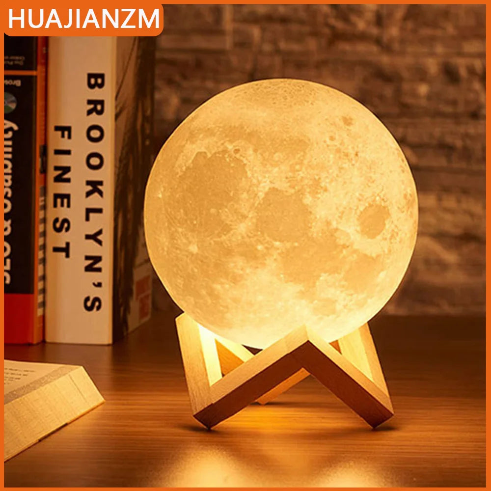 Moon Lamp — LED Night Light for Bedroom