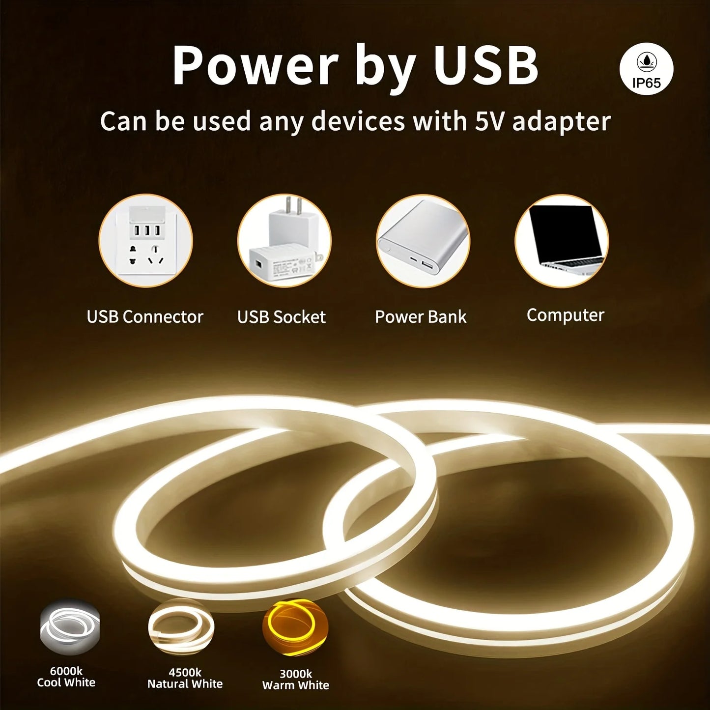 Flexible LED Neon Strip Light – Glow Up Your Room