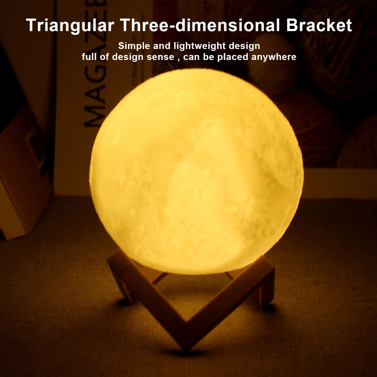 Moon Lamp — LED Night Light for Bedroom