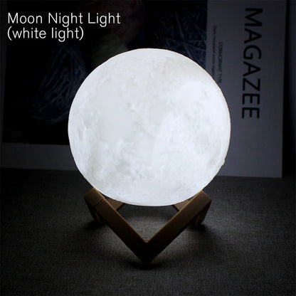 Moon Lamp — LED Night Light for Bedroom