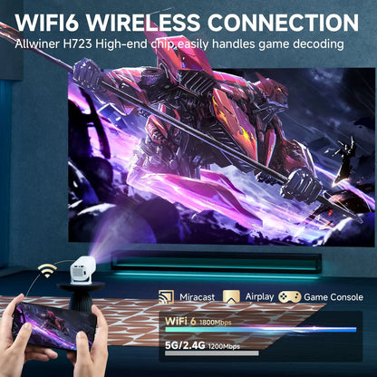 P30 Pro — Android 14 Smart Mini Projector