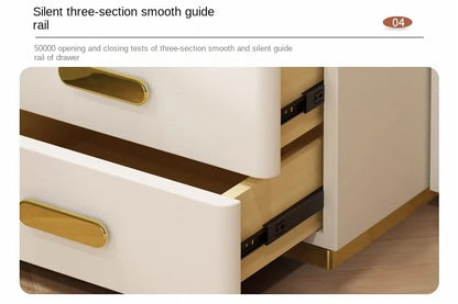 Smart Bedside Table — Wireless Charging, Fingerprint Lock & Bluetooth Speaker
