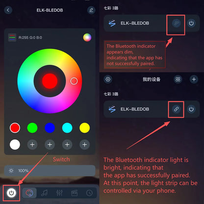 RGB Bluetooth LED Strip Light – 16 Million Colors, Your Rules