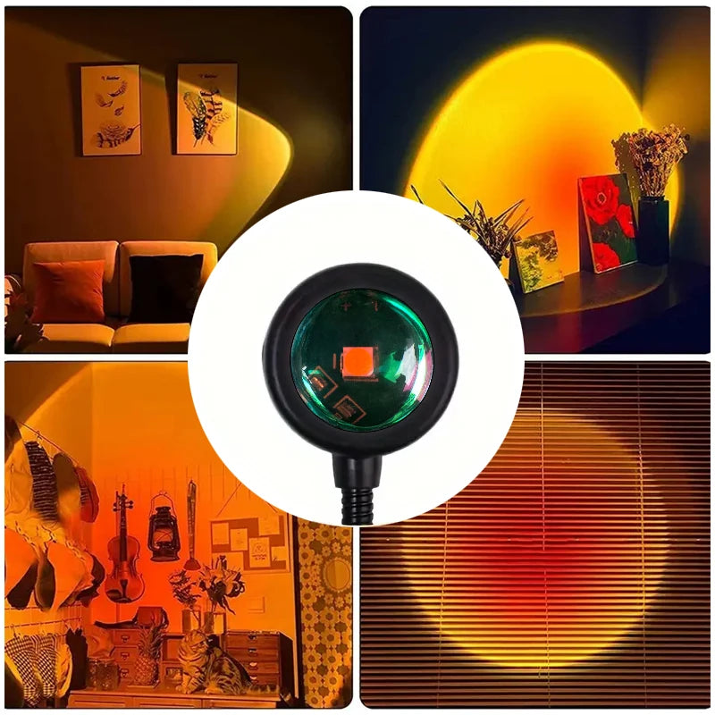 Sunset Projection Lamp — Golden Hour for Your Room