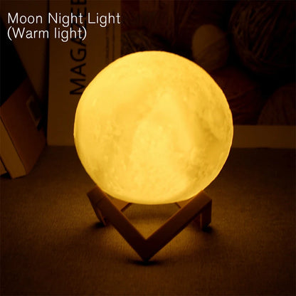 Moon Lamp — LED Night Light for Bedroom