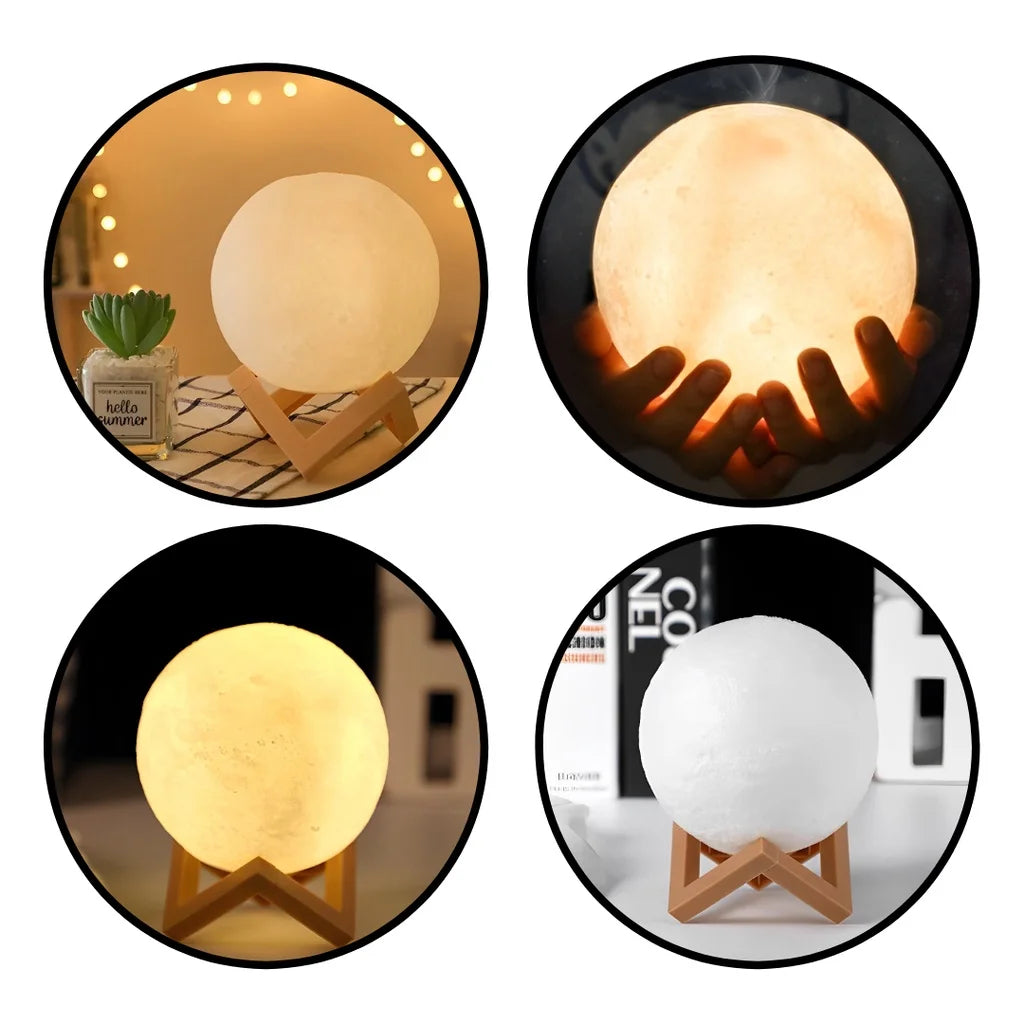 Moon Lamp — LED Night Light for Bedroom