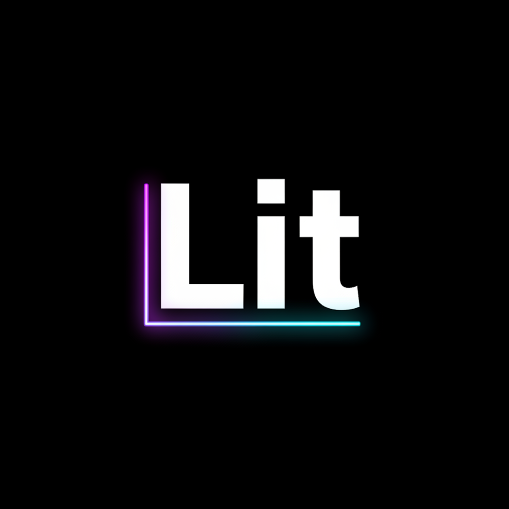 LitRoom PFP - L hugged by purple strip
